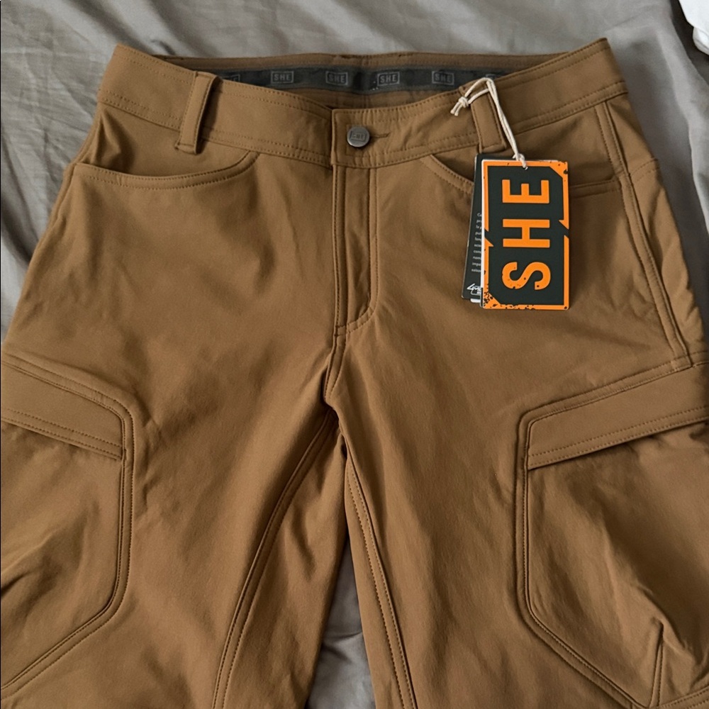 SHE Straight Leg Women’s Pants in Brown